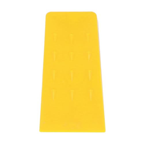 Marhynchus 8 Zoll Holz Keil Holz Splitting Keil Baum Fällung Keil mit Spikes für Kettensäge Zubehör ABS Kunststoff Heavy Duty Secure Cutting (Yellow) von Marhynchus