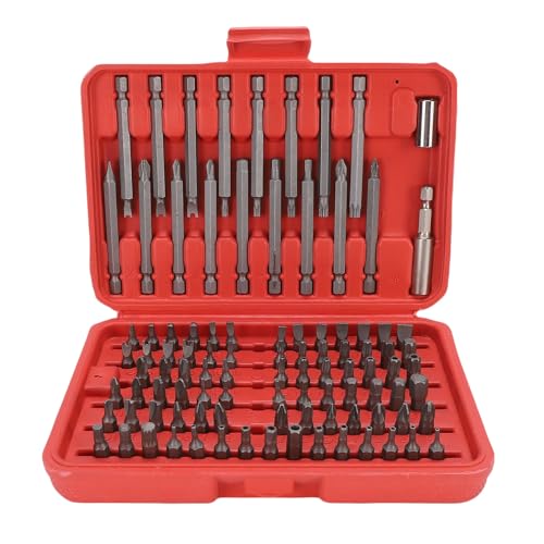 Marhynchus 98 -PCS -Schraubendreher -Bit Set Hochfestigkeit CRV -Stahl Sicherheitsschraubendreher Bit für Hausreparaturen Elektronikwartung von Marhynchus