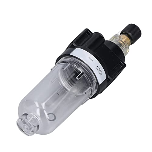 Marhynchus AL2000 Ölwasserseparatorfilterluftbrustfilterluftquelle Prozessor Pneumatischer Filterschmiermittel, Ausgezeichnetes Material, G1/4 0,05–1MPa -Druckbereich, Aluminiumlegierung + PC Marhynchus AL2000 Ölwasserseparatorfilterluftbrustfilterluftquelle Prozessor Pneumatischer Filterschmiermittel, Ausgezeichnetes Material, G1/4 0,05–1MPa -Druckbereich, Aluminiumlegierung + PC von Marhynchus
