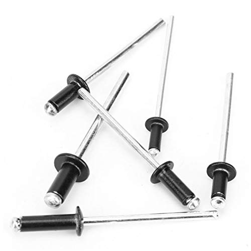 Marhynchus Blindes Aluminium für Blinde Nieten für Bau und Autos, 120 PCs. M2,4 M3 M3.2 M4, Standardkopfgröße von Marhynchus