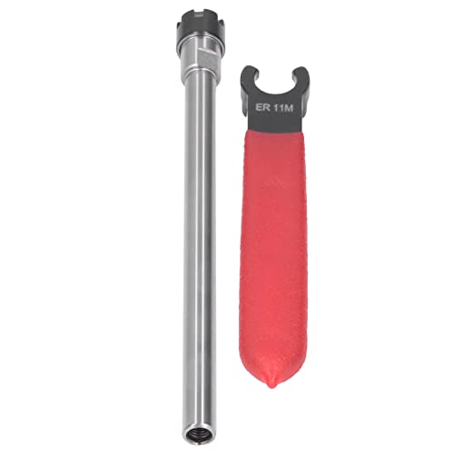 Marhynchus CNC -Mahlen -Abstandshalter Ärmelweiterleiter Gerade Collet Chuck Holder: Hohe Konzentrik, Längere Werkzeuglebensdauer für Drehmaschinenmaschine (C10-ER11M-150L) von Marhynchus