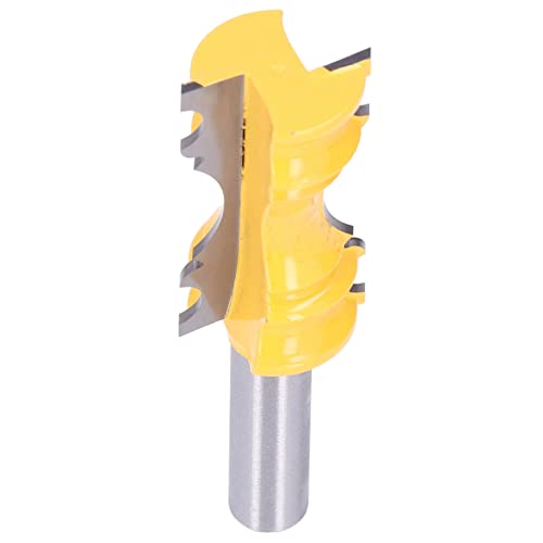 Marhynchus Carbon-Stahl-Legierungstuhlschiene-Router-Bit 1-1/8-Zoll-Durchmesser 2 Zoll Tiefe für Holzbearbeitungsfräsen von Marhynchus