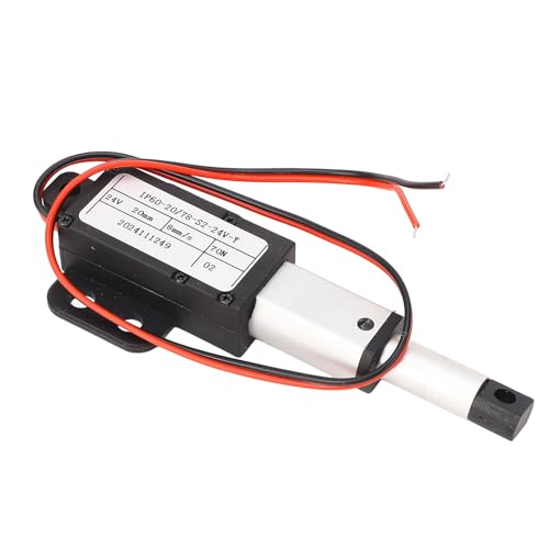 Marhynchus DC Linearer Aktuator 24 V 70N Schub 8mm/s Geschwindigkeit 20mm Hub mit Überstromüberlastungsüberspannungsschutz für Sofa Roboter Servo Solar Tracker von Marhynchus
