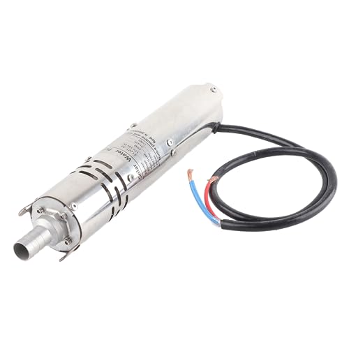 Marhynchus DC Tauchpumpe, Bürstenlose Tauchpumpe 12V Solar Deepwell Pumpe Kit Bürstenlose Große Wasserpumpe, Permanente Magnete Sumpfpumpen, Einfach mit Solarpanel zu Verbinden (S122T-20) von Marhynchus