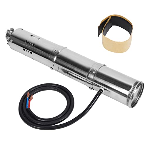Marhynchus DC Tauchpumpe, Bürstenlose Tauchpumpe 12V Solar Deepwell Pumpe Kit Bürstenlose Große Wasserpumpe, Permanente Magnete Sumpfpumpen, Einfach mit Solarpanel zu Verbinden (S122T-40) von Marhynchus