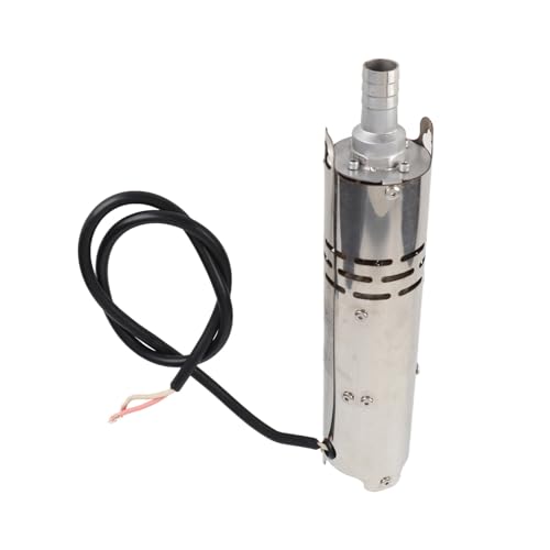 Marhynchus DC Tauchpumpe, Bürstenlose Tauchpumpe 12V Solar Deepwell Pumpe Kit Bürstenlose Große Wasserpumpe, Permanente Magnete Sumpfpumpen, Einfach mit Solarpanel zu Verbinden (S123T-30) von Marhynchus