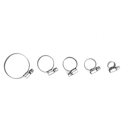 Marhynchus Deutsche Art aus Edelstahlschlauchklemmfindeln Zum Befestigen von Schläuchen, 60 Prozent 8-50-mm-Feder-Clamp/Holder in Plastikgehäuse, Geeignet für Automobile, Geeignet von Marhynchus