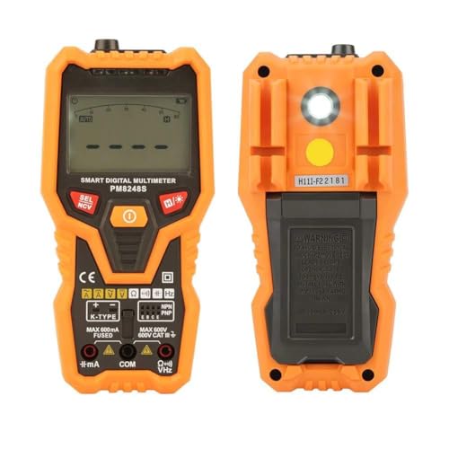 Marhynchus Digital Handheld Multimeter Auto -Ranging -Spannungswiderstandstester für Elektriker und Enthusiasten mit Hintergrundbeleuchtung und Taschenlampe Marhynchus Digital Handheld Multimeter Auto -Ranging -Spannungswiderstandstester für Elektriker und Enthusiasten mit Hintergrundbeleuchtung und Taschenlampe von Marhynchus