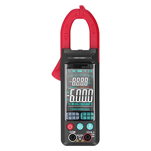 Marhynchus Digitales Multimeter der Klemme mit Großem Bildschirm, Taschenlampe und Vielen Funktionen für die Spannung und Messung von AC DC - Rot - Rot Marhynchus Digitales Multimeter der Klemme mit Großem Bildschirm, Taschenlampe und Vielen Funktionen für die Spannung und Messung von AC DC - Rot - Rot von Marhynchus