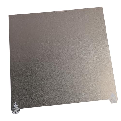Marhynchus Doppelseitige Bauplatte Pei Peo Federstahl Flexibler Abnehmbar 370 X 370 Mm mit Strukturierter Glatte Oberfläche für K2 Plus 3D -Drucker von Marhynchus