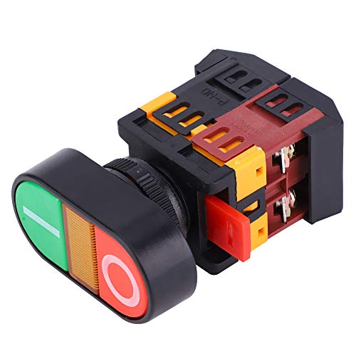 Marhynchus Druckknopfschalter LED -Licht Non -C Momentanschalter für Elektrische Gerätesteuerung 22 Mm und 25 Mm (24V) von Marhynchus