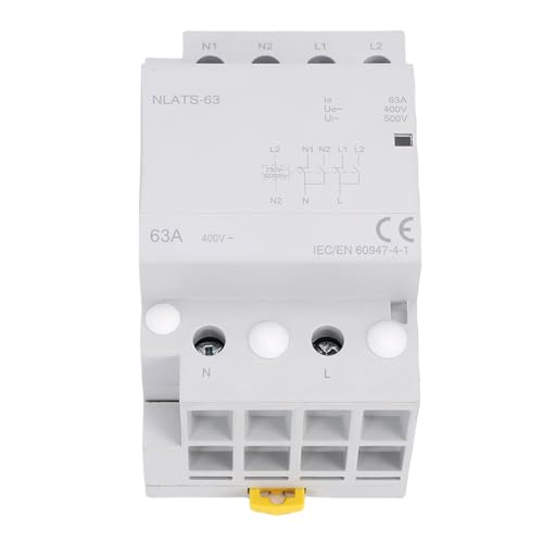 Marhynchus Dual Power Automatic Transfer Switch 63A DIN -Schienenhalterung ATS für Notstromsysteme von Marhynchus