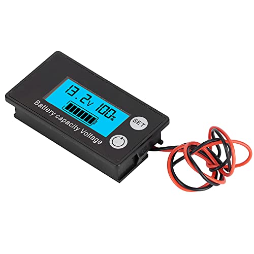 Marhynchus Echtzeitüberwachung, Wasserdichte Batteriekapazitätstester, DC-Spannungsmesser JX-6133 mit LCD-Bildschirm, Geeignet für die Verwendung in Automobilen, Batteriewagen und Akku (blau - Marhynchus Echtzeitüberwachung, Wasserdichte Batteriekapazitätstester, DC-Spannungsmesser JX-6133 mit LCD-Bildschirm, Geeignet für die Verwendung in Automobilen, Batteriewagen und Akku (blau - von Marhynchus