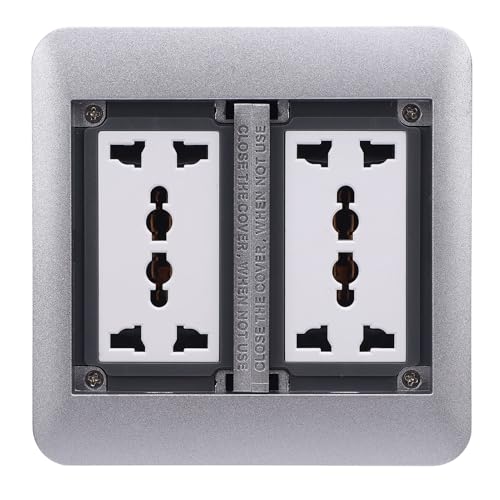 Marhynchus Eingebettete Bodenauslass 4000W Aluminiumlegierung & PC Respardant Electrical Sockel mit 4 Multifunktionalen 3 -Stecker -Outlets für das Büro in Küchen Wohnzimmer Marhynchus Eingebettete Bodenauslass 4000W Aluminiumlegierung & PC Respardant Electrical Sockel mit 4 Multifunktionalen 3 -Stecker -Outlets für das Büro in Küchen Wohnzimmer von Marhynchus