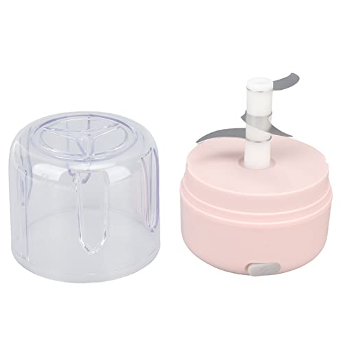 Marhynchus Elektrischer Knoblauchhacker Großer Kapazität Leistungsstärkerem Motor Edelstahl Food Processor für Schnelle Mahlzeiten 250 Ml (PINK) von Marhynchus