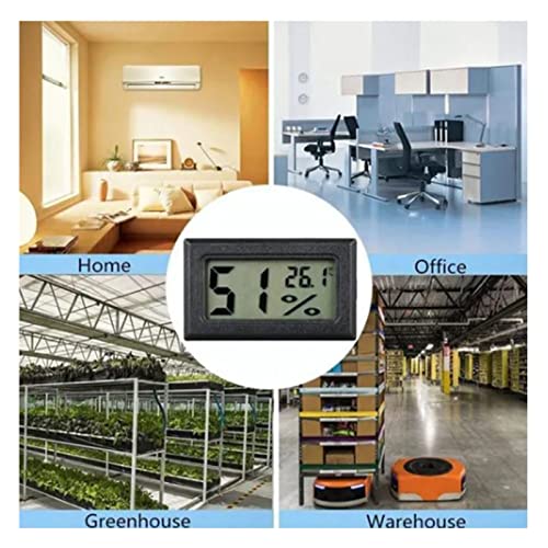 Marhynchus Elektronischer Wassertemperaturmesser Schwarzes Abs -Digital Display Thermometer für Fischkühlschrank von Marhynchus
