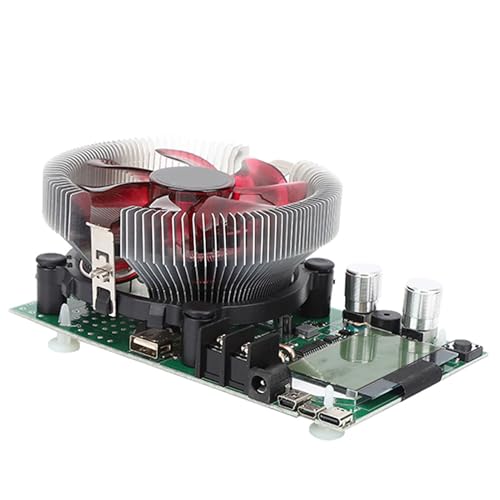 Marhynchus Elektronisches Last-Tester-Modul 185W LCD-Bildschirm USB Einstellbare Konstantstrom-Entlade-Widerstand-Modul mit Intelligentem Lüfter für Batterie-DC-Netzteil-Ladekabel-Prüfung von Marhynchus