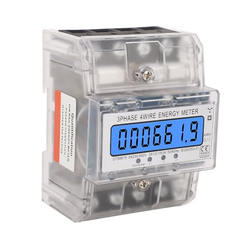 Marhynchus Energiemeter 3 Phase 4 -Lequet LCD -Display für Industrielle PC PC Plomnik Redardant Elektrizitätsmessgerät für Büros und Schule Marhynchus Energiemeter 3 Phase 4 -Lequet LCD -Display für Industrielle PC PC Plomnik Redardant Elektrizitätsmessgerät für Büros und Schule von Marhynchus