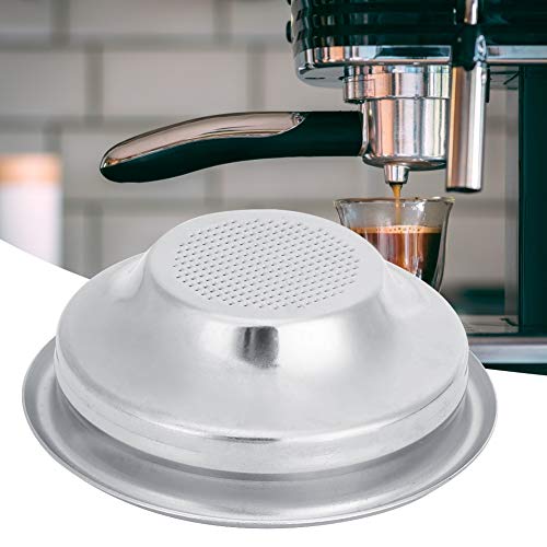 Marhynchus Fine Mesh 58mm Single Double Porous Filter Cup für Halbautomatische Kaffeemaschine in Milkentee und Bar Geeignet (Einzelportion) von Marhynchus