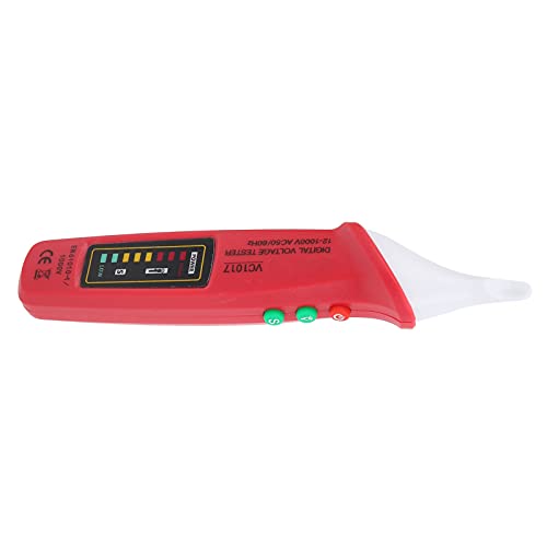 Marhynchus Haltbarer ABS Electric Test Stift mit LED -Flutlicht für Präzise Messungen, NCV -Empfindlichkeitsanpassungstester für Elektriker von Marhynchus