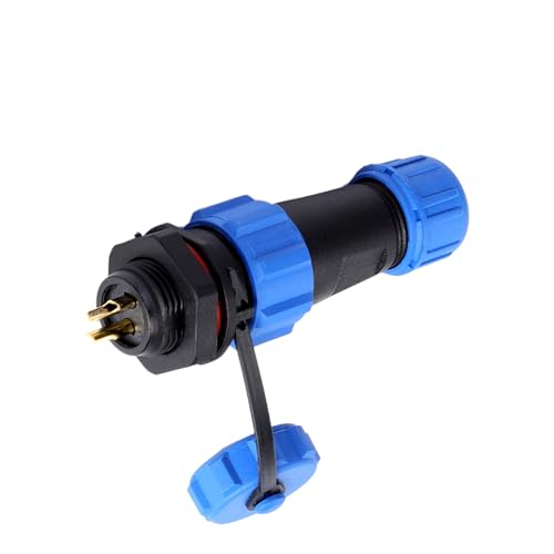Marhynchus Hochwertiger IP68 SP13 2Pin/3Pin/4Pin/5Pin/6Pin/7Pin/9Pin Wasserdichtes Kunststoff -Stecker -Stecker Steckdosenanschluss für Elektrische Schaltungen (2Pin) von Marhynchus