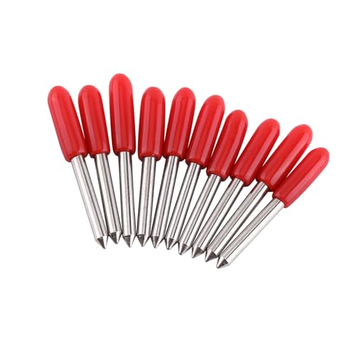 Marhynchus Hohe Härte Zementiertes Carbid -Plotter -Schneiderblatt für Vinylschnitte mit 10 PCS 30 Grad 45 Grad 60 Blades (45°) von Marhynchus