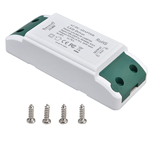 Marhynchus LED -Treiber Stabiler Leistungsbetrieb für LED -Streifenleuchten 24 V DC 0,75A 18W, Einfach zu Installieren für den Heimgebrauch von Marhynchus