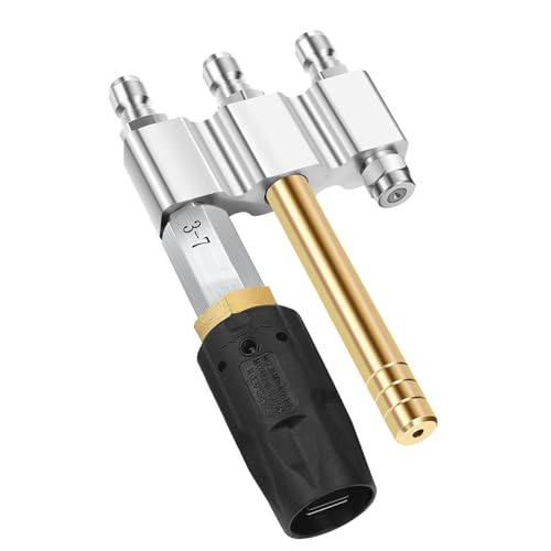 Marhynchus M5 Twist-Düse Hochdruck-Twist-Düse Verstellbare nach Gelagerte Weich Wasch Düse 3-7 GPM 1/4 Zoll Edelstahl Messing mit 1000-4050 PSI für Hochdruck Reiniger Zubehör Marhynchus M5 Twist-Düse Hochdruck-Twist-Düse Verstellbare nach Gelagerte Weich Wasch Düse 3-7 GPM 1/4 Zoll Edelstahl Messing mit 1000-4050 PSI für Hochdruck Reiniger Zubehör von Marhynchus