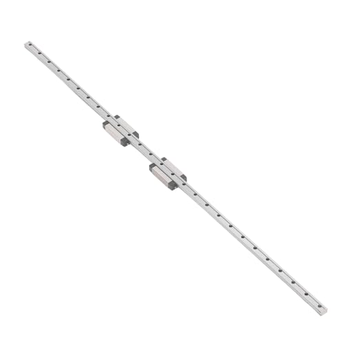 Marhynchus MGN7H Linear Rail Miniatur Linear Rail Bearing Slider Slider -Kit mit 2 -pcs -Folienblöcken für 3D -Drucker CNC -Gravurautomaten Automatisierungsausrüstung (500MM) von Marhynchus