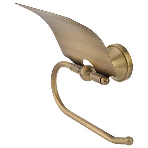 Marhynchus Messing -Papiertuchhalter mit Antik Gebürstetem Finish, Starker und Stabiler Toilettenpapierhalter mit Deckel Verhindert das Benetzen, Praktische Aufbewahrungshalter für Badezimmerrolle von Marhynchus