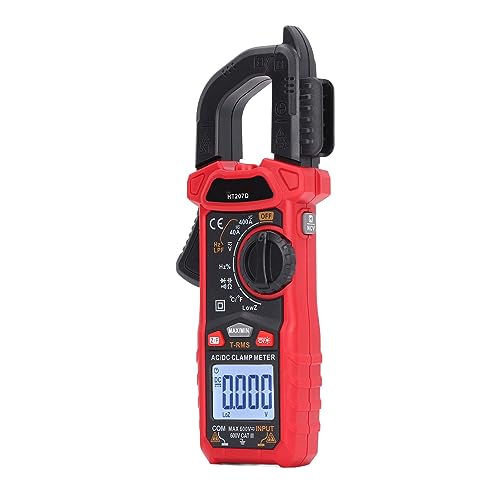 Marhynchus Multimeter mit Digitalem Klemmmesser, 400A AC DC -Strom 600V AC DC -Spannungstemperatur, Widerstandskapazitätsdioden Tester mit Hintergrundbeleuchtung und Taschenlampe, Kontaktlose Marhynchus Multimeter mit Digitalem Klemmmesser, 400A AC DC -Strom 600V AC DC -Spannungstemperatur, Widerstandskapazitätsdioden Tester mit Hintergrundbeleuchtung und Taschenlampe, Kontaktlose von Marhynchus