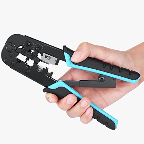 Marhynchus Netzkabel Crimp -Werkzeug 3 in 1 Crimple -Striping Schneidzange mit Anti Schlupfgriff für die Reparatur und Installation von Kabel Marhynchus Netzkabel Crimp -Werkzeug 3 in 1 Crimple -Striping Schneidzange mit Anti Schlupfgriff für die Reparatur und Installation von Kabel von Marhynchus