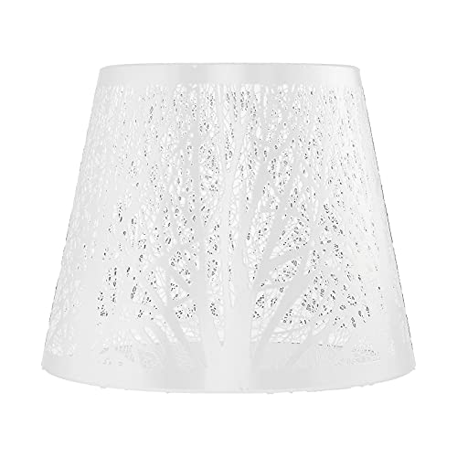 Marhynchus ORKT mit Gravierten Mustern, Starkem Getriebe, Tischlampe E27, Einfache Installation, 19x15x13 Cm, für die Schlafzimmerbeleuchtung (WHITE) von Marhynchus