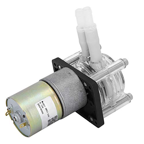Marhynchus PC Transparent Head Peristaltic Pump mit Kugellager -Rollen -Typ für Eiscremeextraktion, Niedriger Rausch Stepper Motor für Küchengeräte (12V) von Marhynchus