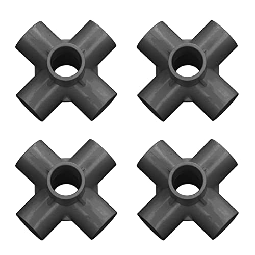 Marhynchus PVC 6 -Wege -Ellbogenrohranschläge Stabiler Anschluss für Wasserrohre, Möbel, Gewächshausverbindungen 20 Mm Innendurchmesser 10pcs Set für den Gebrauch in Innen und Außenbereiche (BLACK) Marhynchus PVC 6 -Wege -Ellbogenrohranschläge Stabiler Anschluss für Wasserrohre, Möbel, Gewächshausverbindungen 20 Mm Innendurchmesser 10pcs Set für den Gebrauch in Innen und Außenbereiche (BLACK) von Marhynchus
