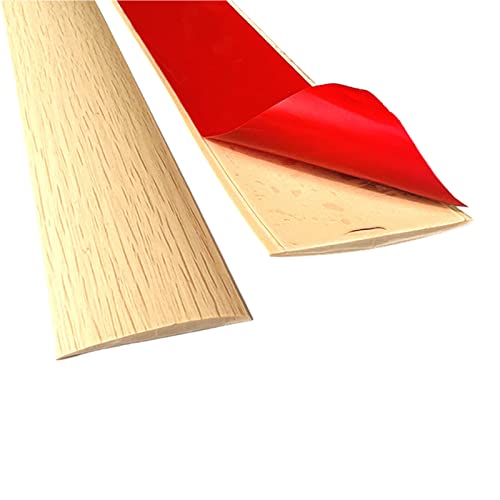 Marhynchus PVC -Selbstkleber - -Übergangsstreifenschwellenholz 1M X 4 Cm Graugelb für Teppichfliesenkantenverkleidung mit Peel -Stick -Installation (YELLOW #-2) von Marhynchus