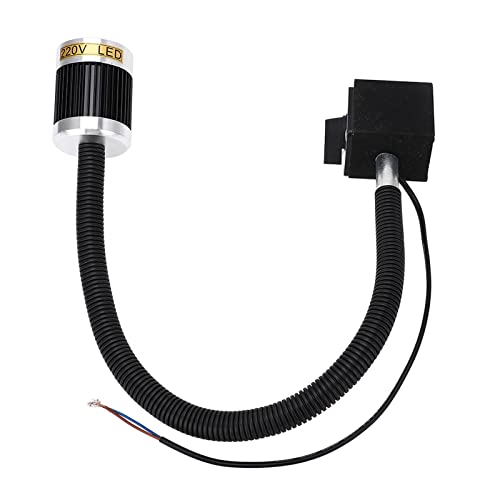 Marhynchus Premium Material LED -Maschinenmaschine Lampe Flexible Svenhals Magnet Basis Hochlicht Weiche Weiße Beleuchtung für CNC -Drehmaschine (3W) von Marhynchus