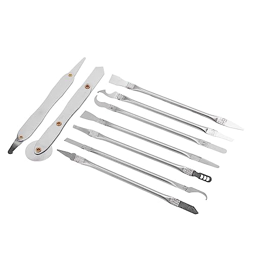 Marhynchus Reparatur von Alloy Steel Pry Pry Tool 9PCS Tools Reparaturkit für Telefone Tablets Computers Uhren, Tragbar mit Leichtem Design für Einfache Trage, Breite Anwendung für Elektronische Marhynchus Reparatur von Alloy Steel Pry Pry Tool 9PCS Tools Reparaturkit für Telefone Tablets Computers Uhren, Tragbar mit Leichtem Design für Einfache Trage, Breite Anwendung für Elektronische von Marhynchus