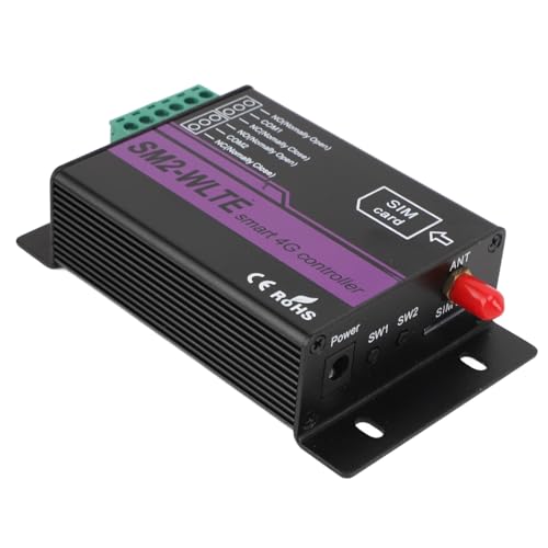 Marhynchus Smart Relay Controller 4G Remote -Switch für HomeFactory Warehouse -Türen Immer Openalways Geschlossener Ausgangslogik mit Aluminium -SMS -Alarm für Stromausfälle von Marhynchus