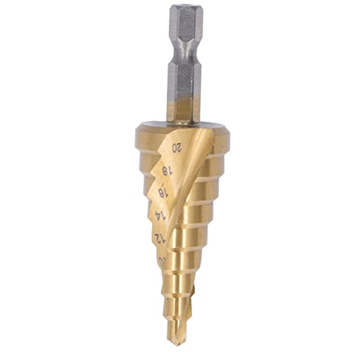 Marhynchus Spiralflöte -Schritt Bit Hochgeschwindiger Stahlbohrer für Dünne Eisen, Kupfer, Aluminium, Holz und Kunststoff von Marhynchus
