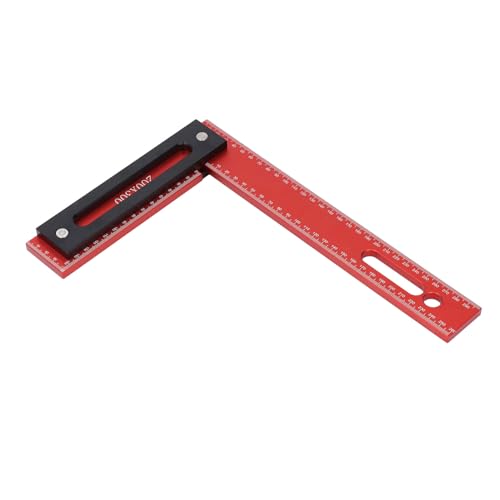 Marhynchus Square Framing Square Woodworking Square 300x200mm L Herrscher Präzise Aluminium Rechtsrechte Regel für Holzbearbeitung, Schränke, Rahmung, Tischlerei, Tischlerei von Marhynchus