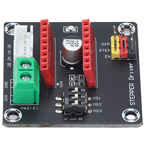 Marhynchus Stepper Motor Trivere Expansion Board, 42 Stepper-Motorantrieb Kompatibel mit 12 V-30-V-Treibern, Anwendbar für A4988, DRV8825, DIP-Switch in Bord, Terminalleistung, Schnittstelle, von Marhynchus
