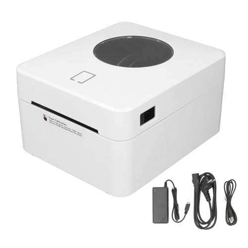 Marhynchus Thermo-Etikettendrucker, Hochgeschwindigkeits-Versandetikettendrucker mit Zwei Sensoren und Großer Papierkapazität, Vielseitiger Aufkleberdrucker für Supermärkte, Lagerhäuser, von Marhynchus