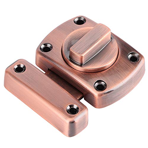 Marhynchus Türschloss, Zinklegierung Schiebetür Schloss Latch Screw/Fastener, Rotation 180 Grad, Verschleißresistant mit Schraubenbeschlägen, für Schrankschrank-Haustier, Hausgärtung zu Hause von Marhynchus