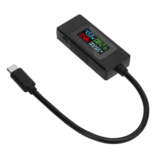 Marhynchus USB C Tester Multi-Funktionsstromspannungsmessgerät für Enthusiasten der Elektronik Abstimer 0-99h von Marhynchus