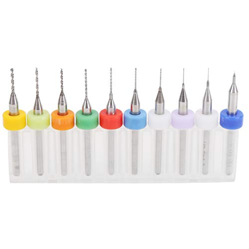 Marhynchus Ultra -dünne Hardlegierung Micro -Bohrer Bits Set Gravur Werkzeug für Leiterplatten 10pcs Chuck Pin Industrial Accessoire Marhynchus Ultra -dünne Hardlegierung Micro -Bohrer Bits Set Gravur Werkzeug für Leiterplatten 10pcs Chuck Pin Industrial Accessoire von Marhynchus