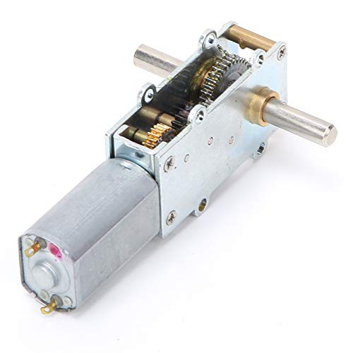 Marhynchus WGF180-55 Wurmgetriebe Motor 12 V 0,5A Reduktion Getriebe Motor WGF180-55, Großes Reduktionsverhältnis, Stabil (12V5 Umdrehung) von Marhynchus