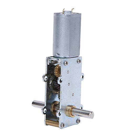 Marhynchus WGF180-55 Wurmgetriebe Motor 12 V 0,5A Reduktion Getriebe Motor WGF180-55, Großes Reduktionsverhältnis, Stabil (12V7,5 Umdrehung) von Marhynchus