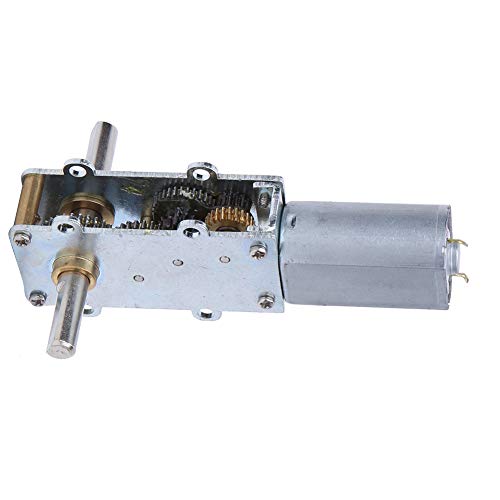 Marhynchus WGF180-55 Wurmgetriebe Motor 12 V 0,5A Reduktion Getriebe Motor WGF180-55, Großes Reduktionsverhältnis, Stabil (12v32 Transfer) von Marhynchus