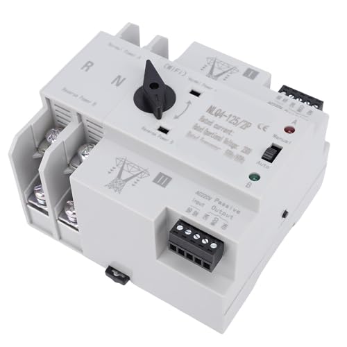 Marhynchus WiFi Automatischer Übertragungsschalter 2p 63A Dual Power Transfer Switch mit App Control Auto Manual -Modus für Home Shop Factory Laboratory Marhynchus WiFi Automatischer Übertragungsschalter 2p 63A Dual Power Transfer Switch mit App Control Auto Manual -Modus für Home Shop Factory Laboratory von Marhynchus